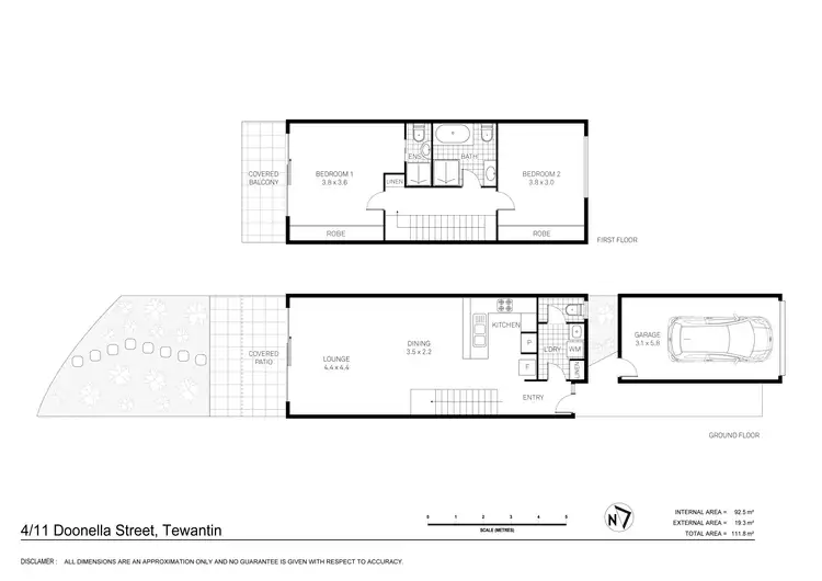 Floorplan of Homely unit listing, 4/11 Doonella Street, Tewantin QLD 4565