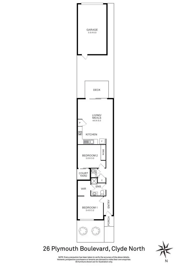 Floorplan of Homely house listing, 26 Plymouth Boulevard, Clyde North VIC 3978