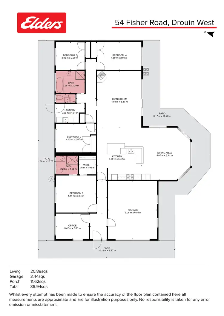 Floorplan of Homely rural property listing, 54 Fisher Road, Drouin West VIC 3818