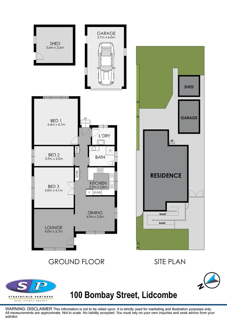 Floorplan of Homely house listing, 100 Bombay Street, Lidcombe NSW 2141