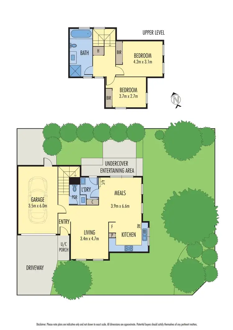 Floorplan of Homely townhouse listing, 1c Boyd Street, Altona VIC 3018