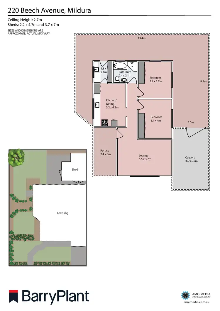Floorplan of Homely house listing, 220 Beech Avenue, Mildura VIC 3500