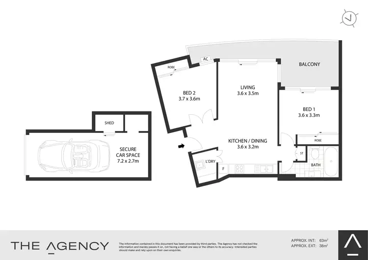 Floorplan of Homely apartment listing, 139/27 Bennelong Parkway, Wentworth Point NSW 2127