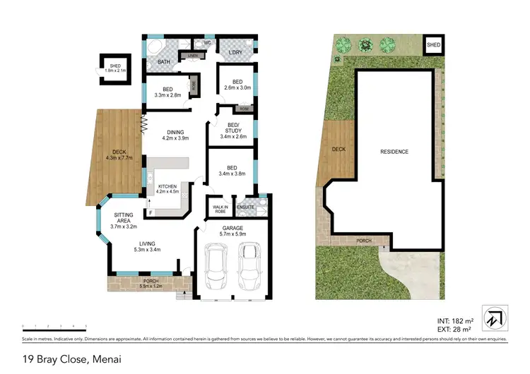 Floorplan of Homely house listing, 19 Bray Grove, Menai NSW 2234
