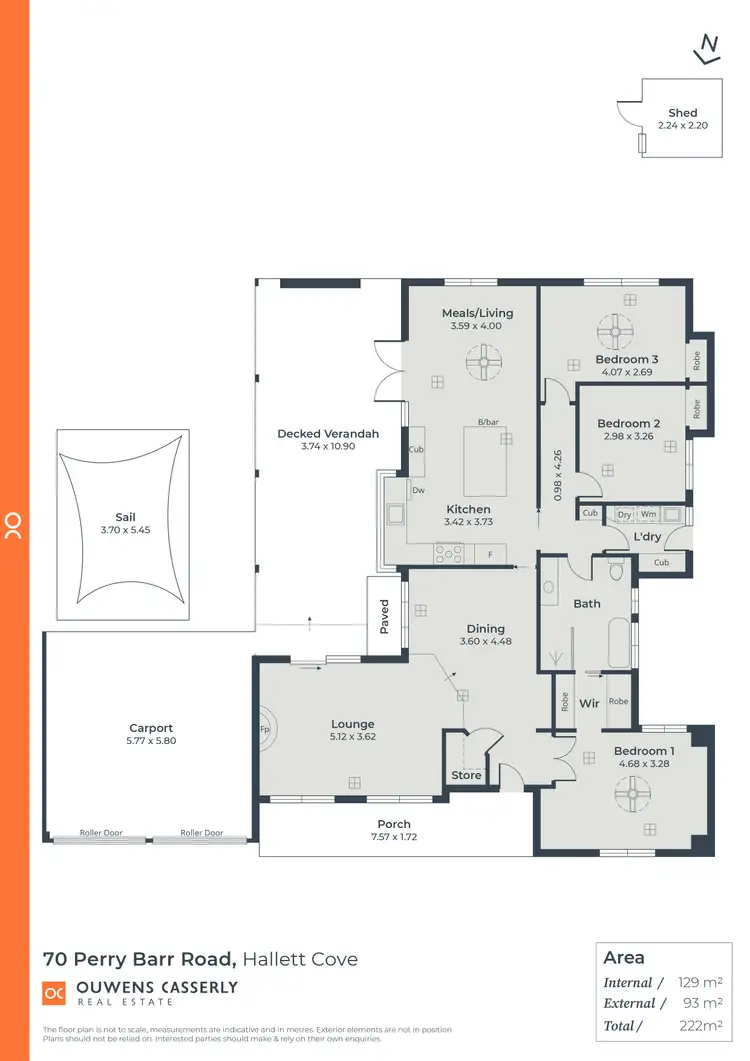 Floorplan of Homely house listing, 70 Perry Barr Road, Hallett Cove SA 5158