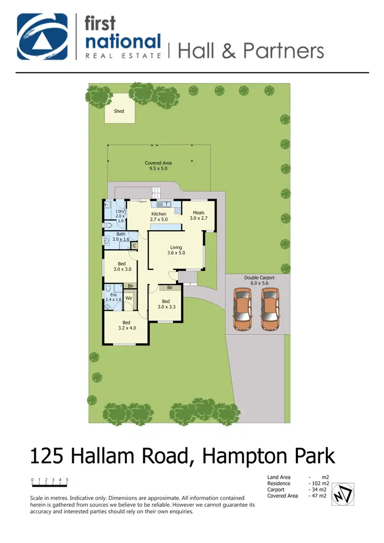 Floorplan of Homely house listing, 125 Hallam Road, Hampton Park VIC 3976