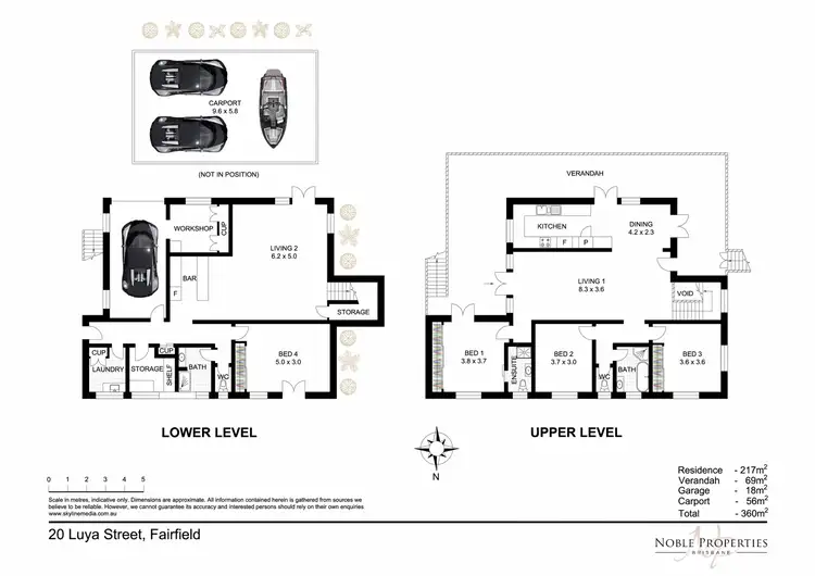 Floorplan of Homely house listing, 20 Luya Street, Fairfield QLD 4103
