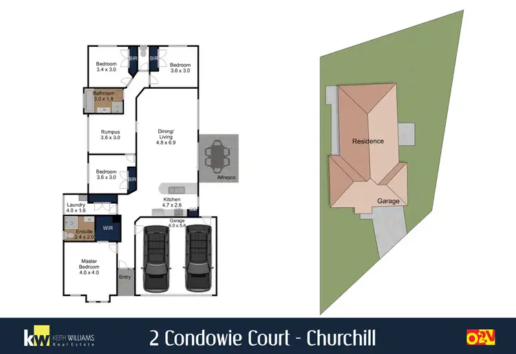 Floorplan of Homely house listing, 2 Condowie Court, Churchill VIC 3842