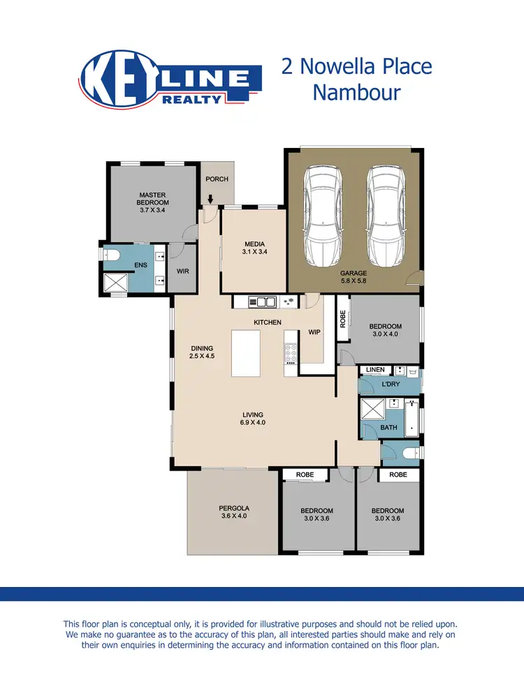 Floorplan of Homely house listing, 2 Nowella Place, Nambour QLD 4560