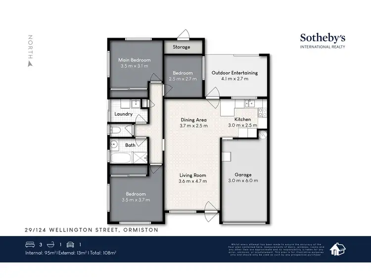 Floorplan of Homely villa listing, 29/124-132 Wellington Street, Ormiston QLD 4160