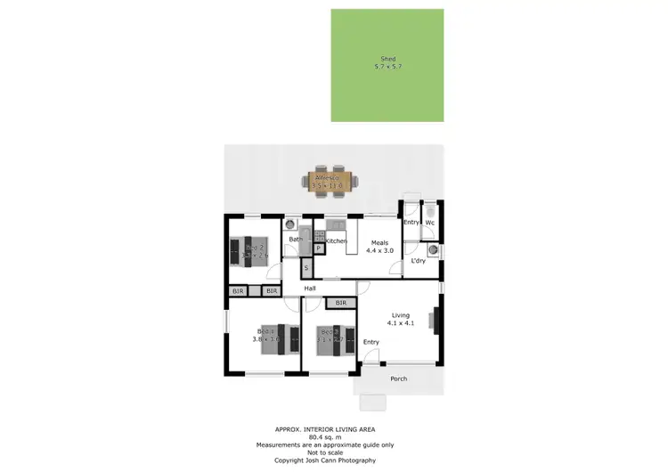Floorplan of Homely house listing, 38 Elm Street, Wodonga VIC 3690