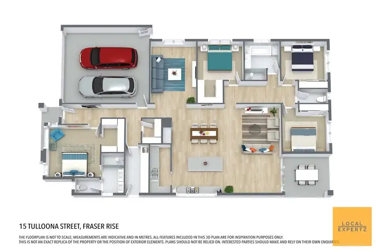 Floorplan of Homely house listing, 15 Tulloona Street, Fraser Rise VIC 3336