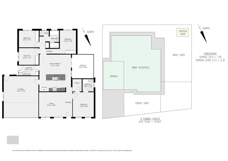 Floorplan of Homely house listing, 4 Tummel Circle, Whyalla Jenkins SA 5609