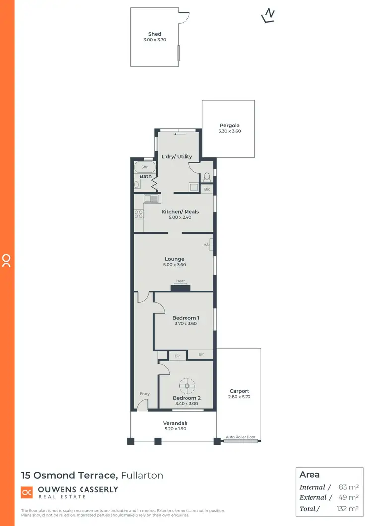 Floorplan of Homely house listing, 15 Osmond Terrace, Fullarton SA 5063