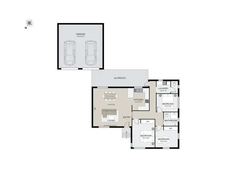 Floorplan of Homely house listing, 5 Weedon Avenue, South Launceston TAS 7249
