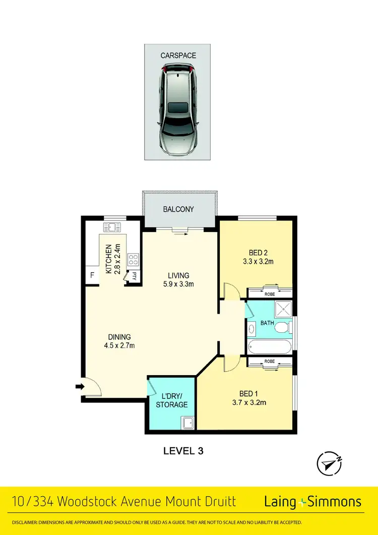 Floorplan of Homely unit listing, 10/334 Woodstock Avenue, Mount Druitt NSW 2770