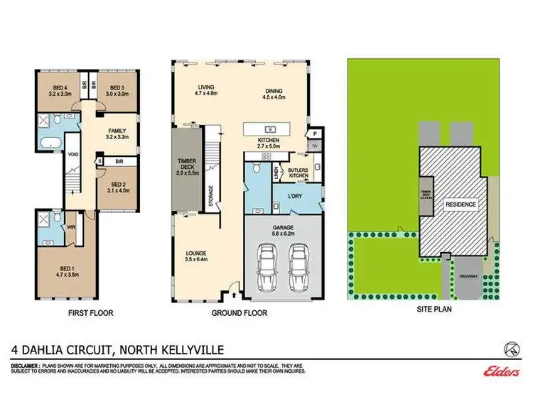 Floorplan of Homely house listing, 4 Dahlia Circuit, North Kellyville NSW 2155