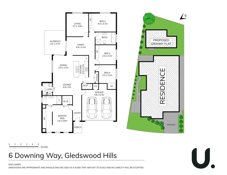 Floorplan of Homely house listing, 6 Downing Way, Gledswood Hills NSW 2557