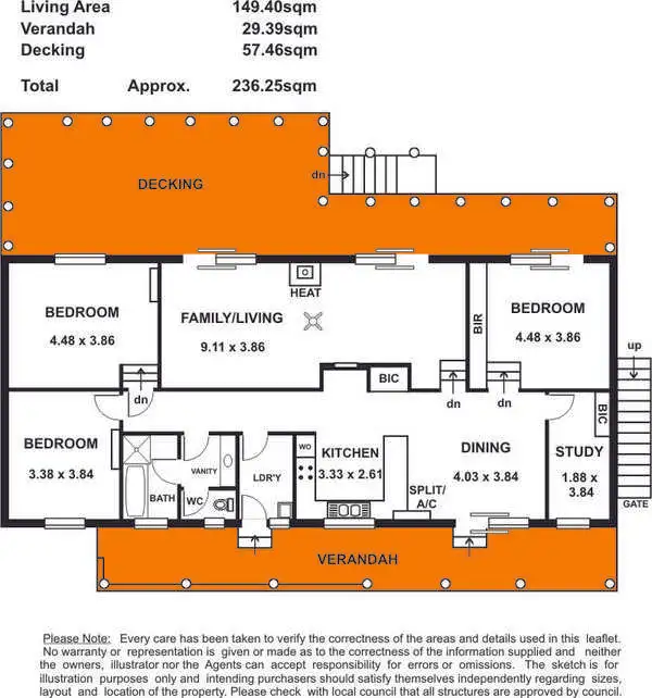 Floorplan of Homely house listing, 9 Waratah Close, Belair SA 5052