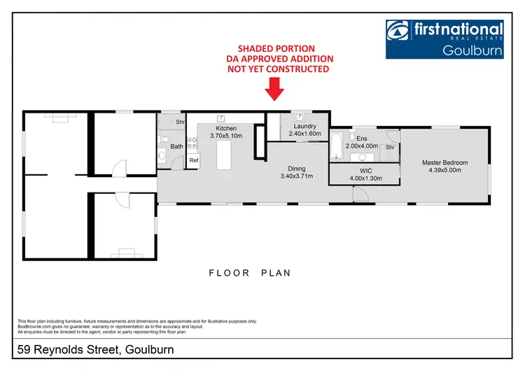 Floorplan of Homely house listing, 59 Reynolds Street, Goulburn NSW 2580