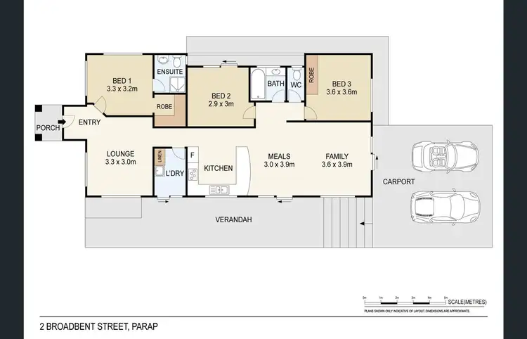 Floorplan of Homely house listing, 2 Broadbent Street, Parap NT 820