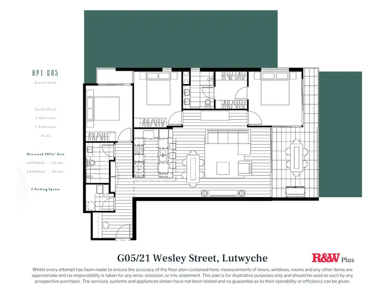 Floorplan of Homely apartment listing, 21 Wesley Street, Lutwyche QLD 4030