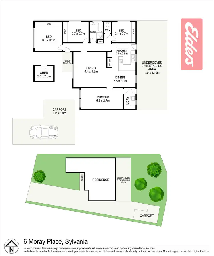 Floorplan of Homely house listing, 6 Moray Place, Sylvania NSW 2224