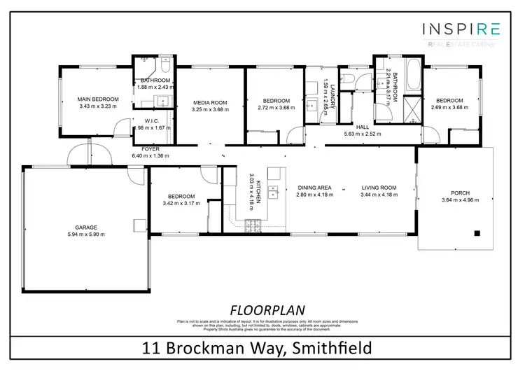 Floorplan of Homely house listing, 11 Brockman Way, Smithfield QLD 4878