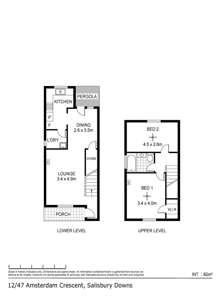 Floorplan of Homely unit listing, 12/47 Amsterdam Crescent, Salisbury Downs SA 5108