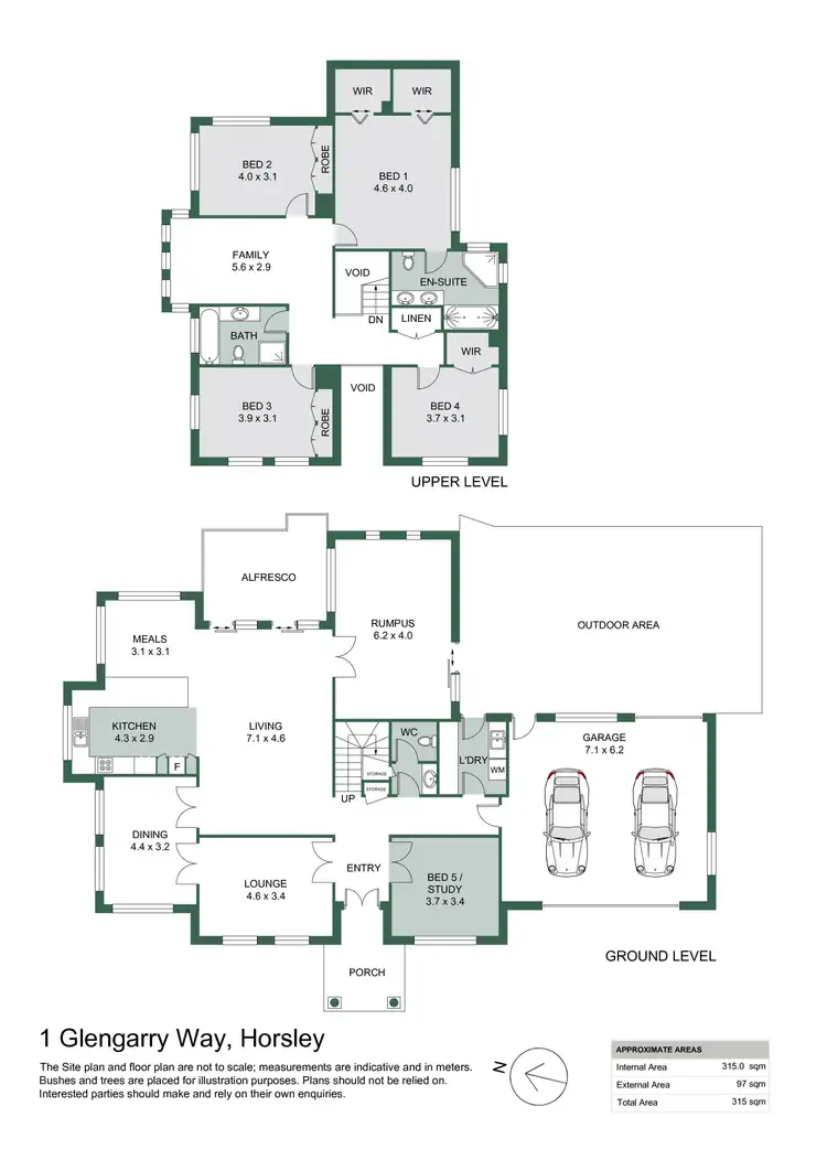 Floorplan of Homely house listing, 1 Glengarry Way, Horsley NSW 2530