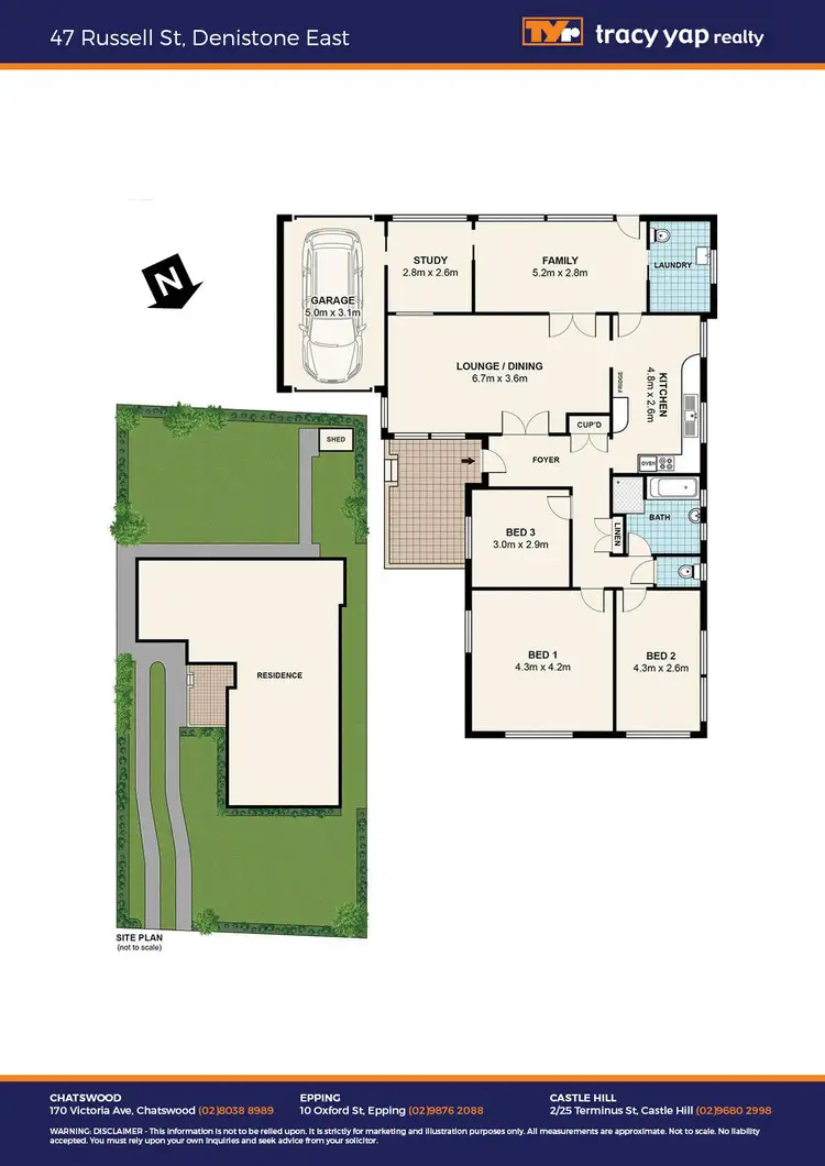 Floorplan of Homely house listing, 47 Russell Street, Denistone East NSW 2112