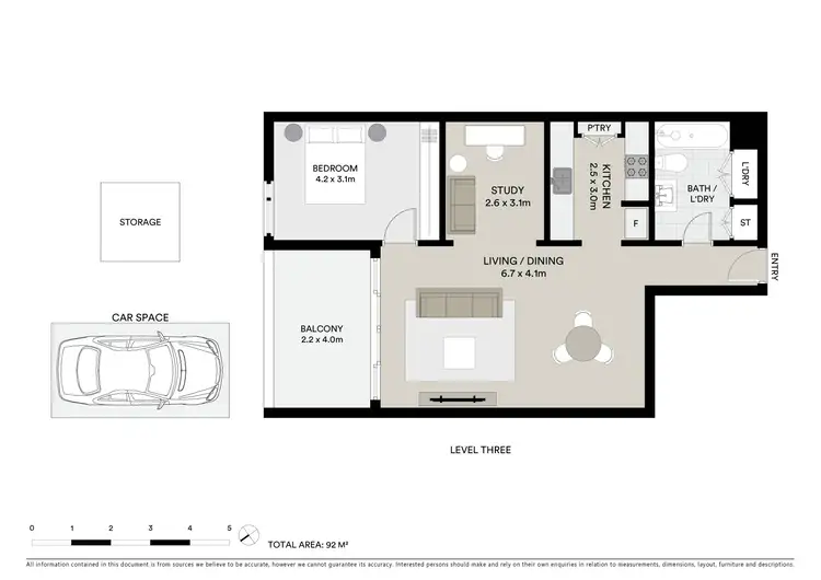 Floorplan of Homely apartment listing, C307/1 Allengrove Crescent, North Ryde NSW 2113