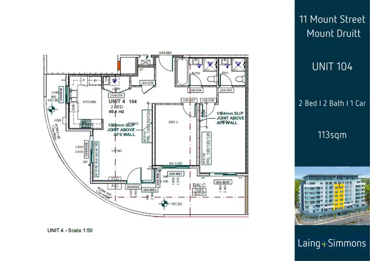 Floorplan of Homely unit listing, 104/11 Mount Street, Mount Druitt NSW 2770