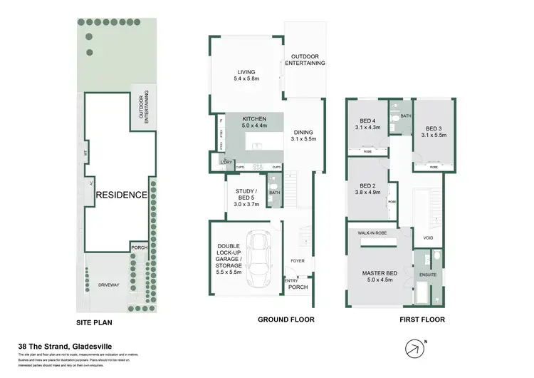Floorplan of Homely house listing, 38 The Strand, Gladesville NSW 2111