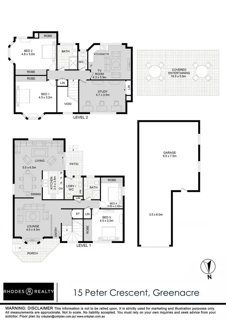 Floorplan of Homely house listing, 15 Peter Crescent, Greenacre NSW 2190