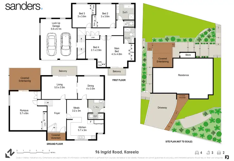 Floorplan of Homely house listing, 96 Ingrid Road, Kareela NSW 2232