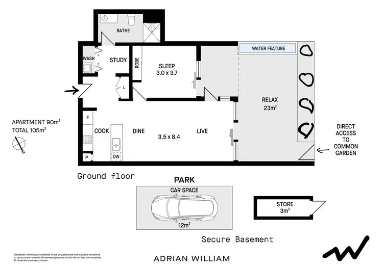 Floorplan of Homely apartment listing, 204/70 Charlotte Street, Campsie NSW 2194