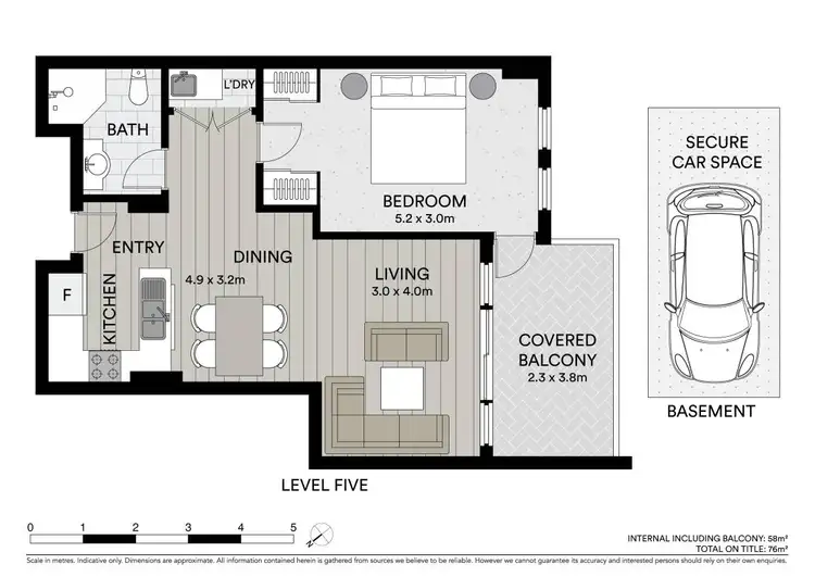 Floorplan of Homely unit listing, 505/1 The Piazza, Wentworth Point NSW 2127
