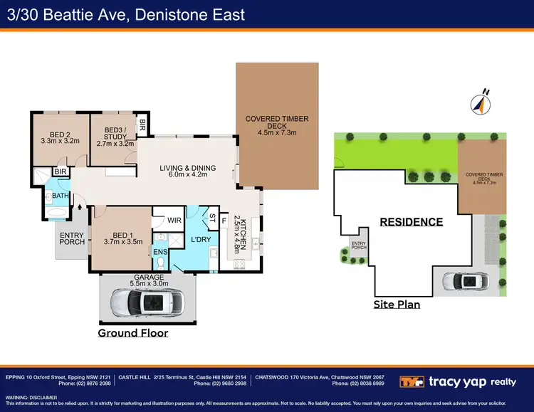 Floorplan of Homely villa listing, 3/30 Beattie Avenue, Denistone East NSW 2112
