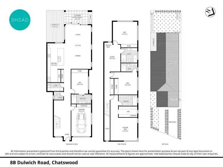 Floorplan of Homely house listing, 8b Dulwich Road, Chatswood NSW 2067