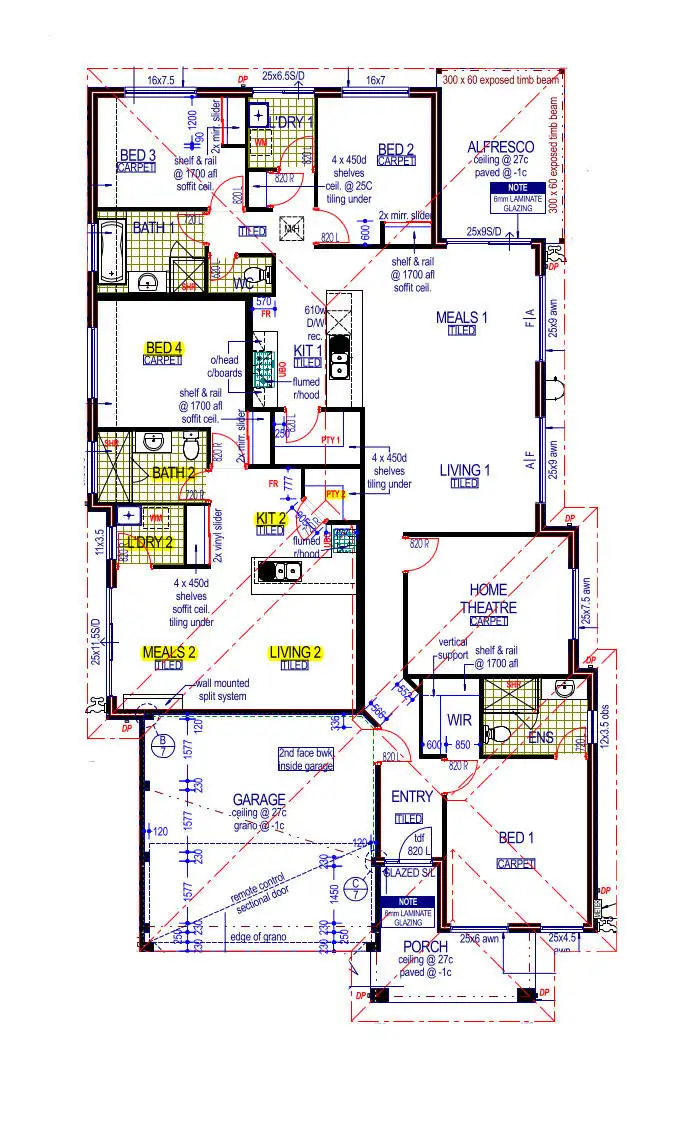 Floorplan of Homely house listing, 17 Lexington Avenue, Hilbert WA 6112