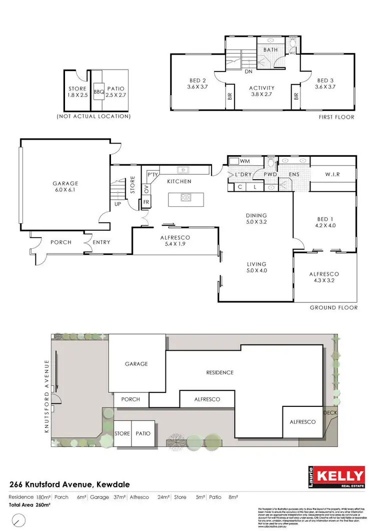 Floorplan of Homely house listing, 266 Knutsford Avenue, Kewdale WA 6105
