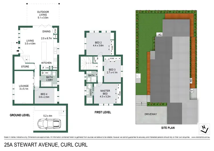 Floorplan of Homely house listing, 25A Stewart Avenue, Curl Curl NSW 2096