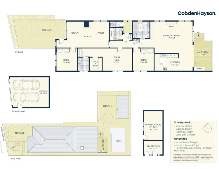 Floorplan of Homely house listing, 329A Catherine Street, Lilyfield NSW 2040