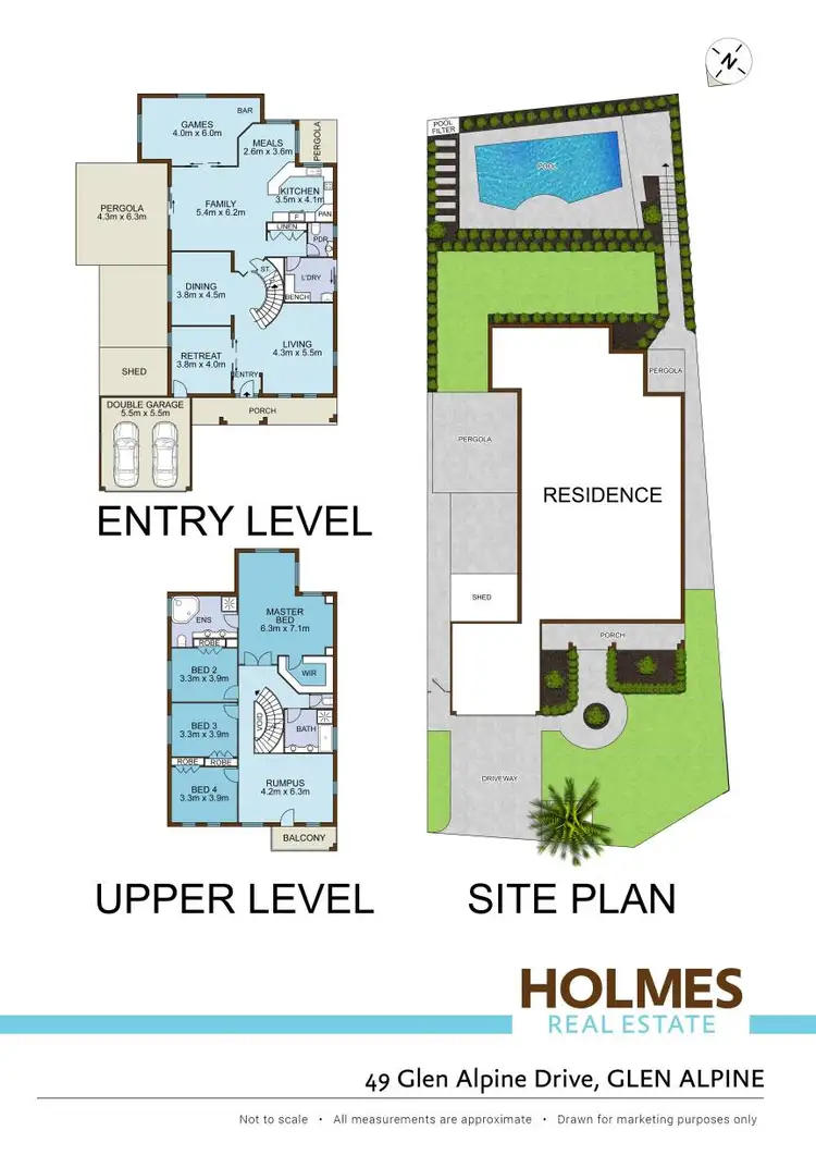Floorplan of Homely house listing, 49 Glen Alpine Drive, Glen Alpine NSW 2560