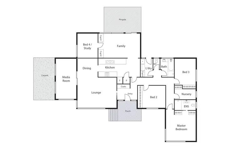 Floorplan of Homely house listing, 16 Gluyas Street, Farrer ACT 2607