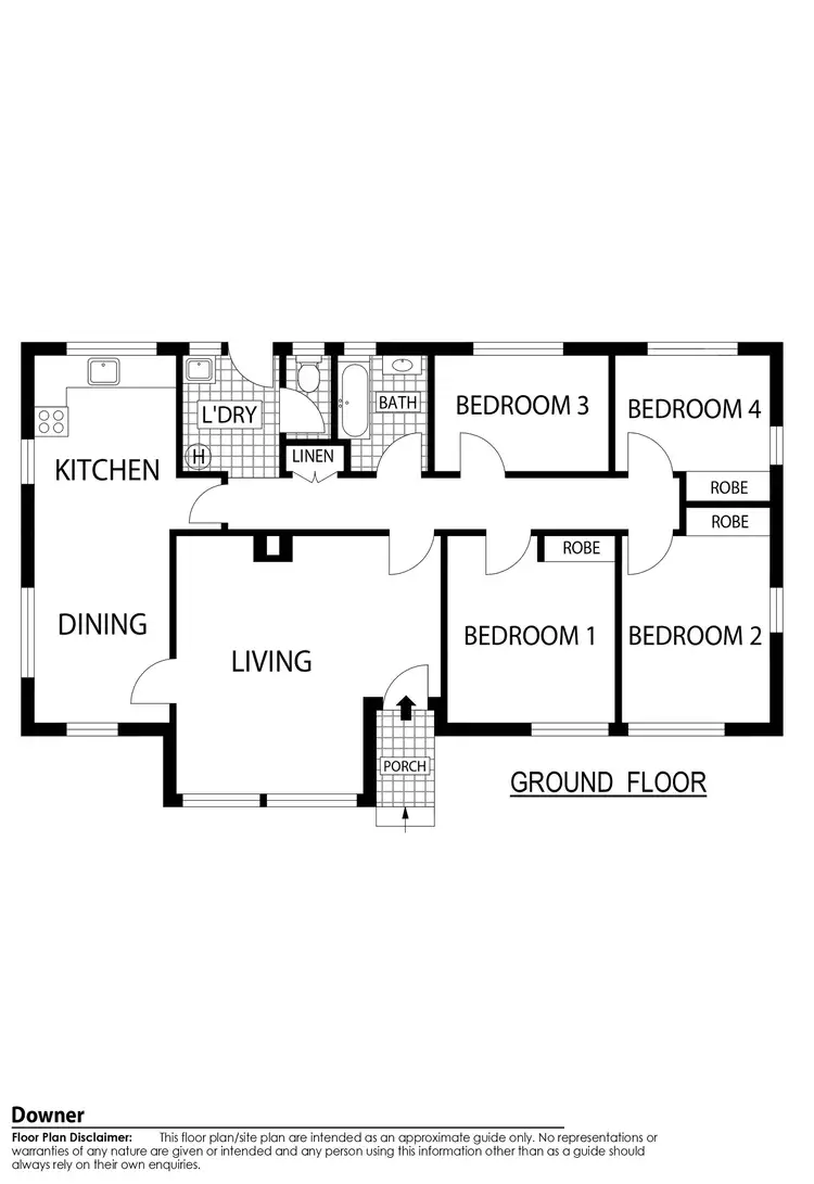 Floorplan of Homely house listing, 24 Burn Place, Downer ACT 2602