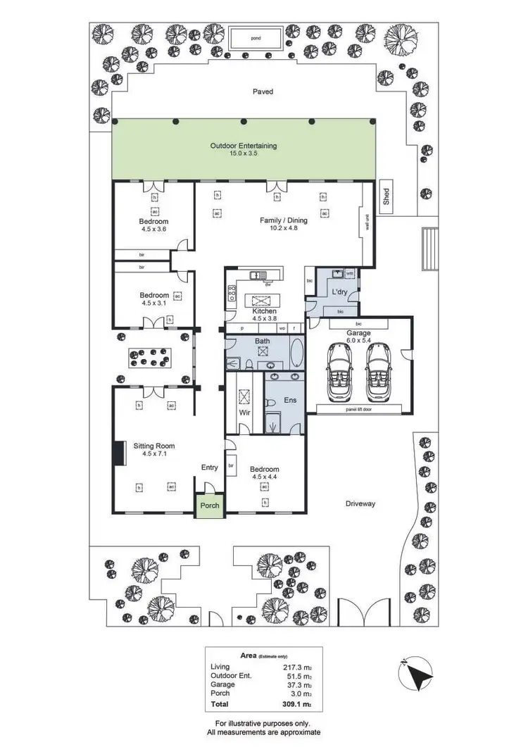 Floorplan of Homely house listing, 47B Dutton Terrace, Medindie SA 5081