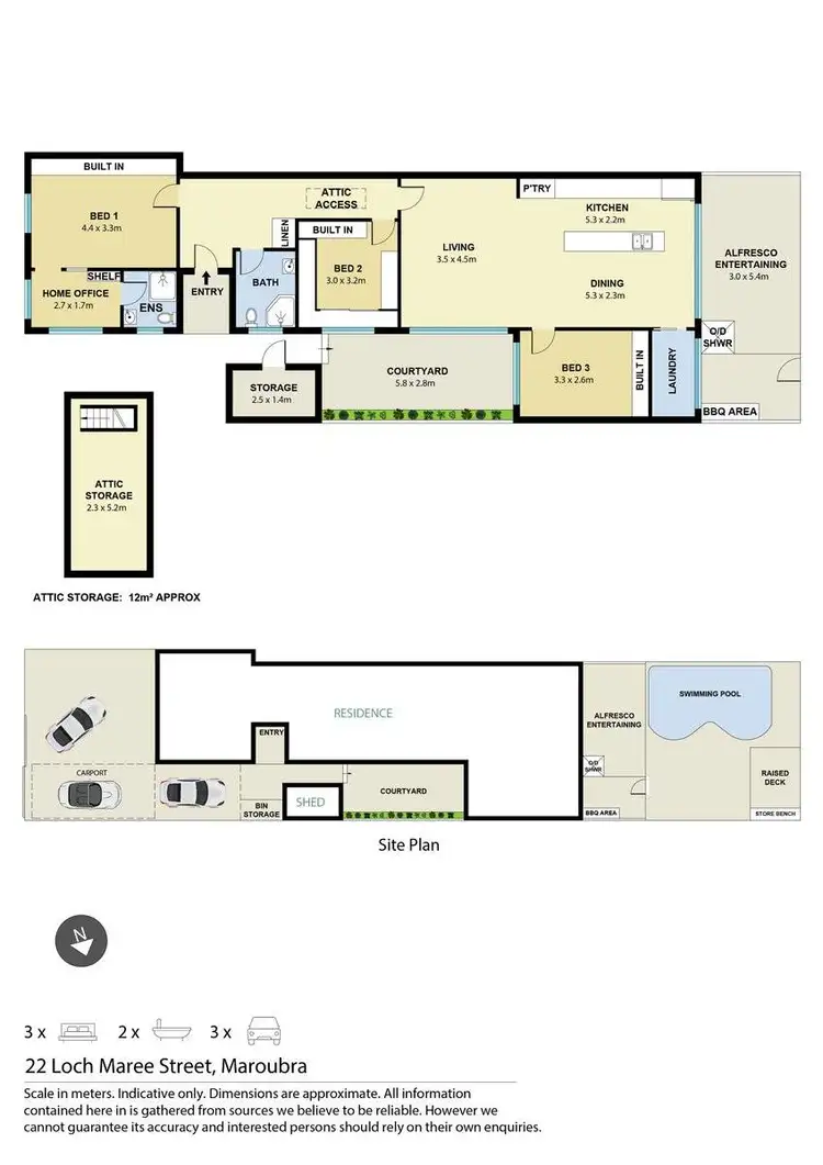 Floorplan of Homely house listing, 22 Loch Maree Street, Maroubra NSW 2035