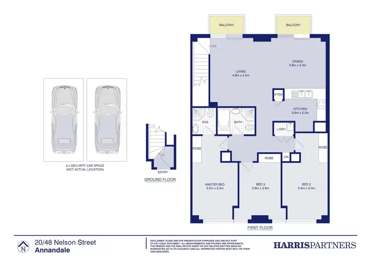 Floorplan of Homely apartment listing, 20/48 Nelson Street, Annandale NSW 2038